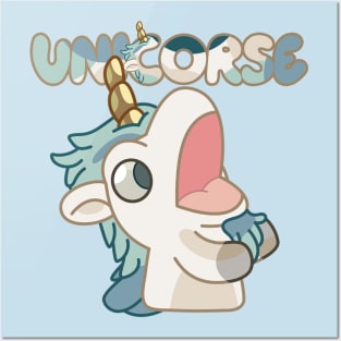 Unicorse is the cheekiest Posters and Art